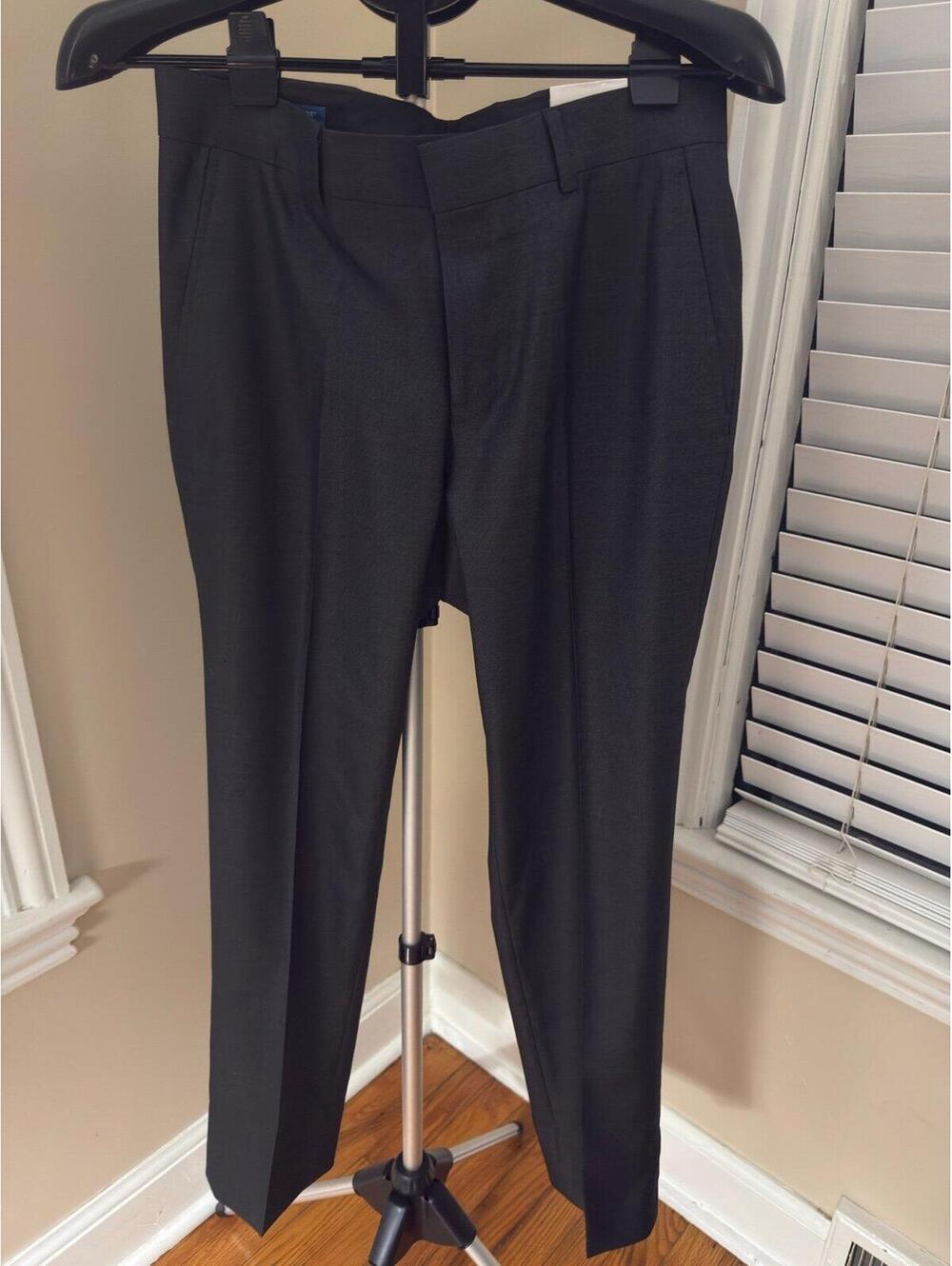 NWT Kenneth Cole Reaction‎ Flex Suit Separate Pants 30x30 Gray Modern Fit